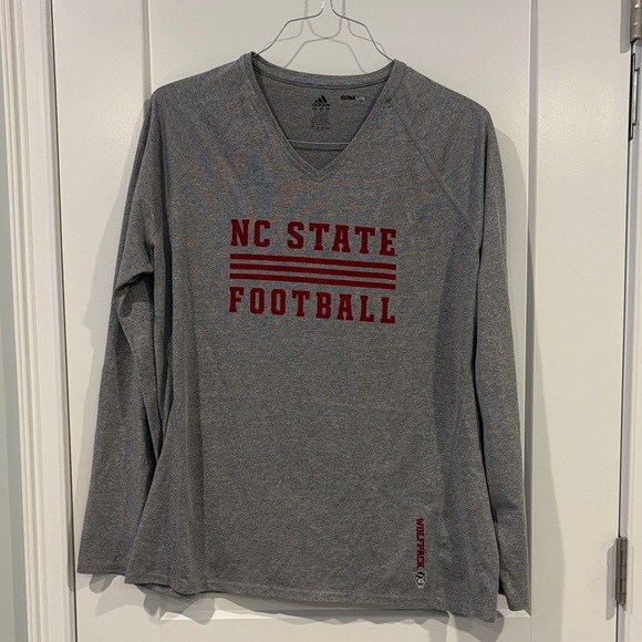 Adidas Womens long sleeve climalite NC State Football shirt - 2XL - Picture 1 of 5
